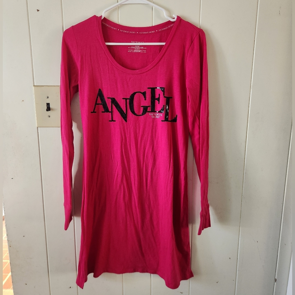 Victoria's Secret Bold Pink Nightgown Size XS